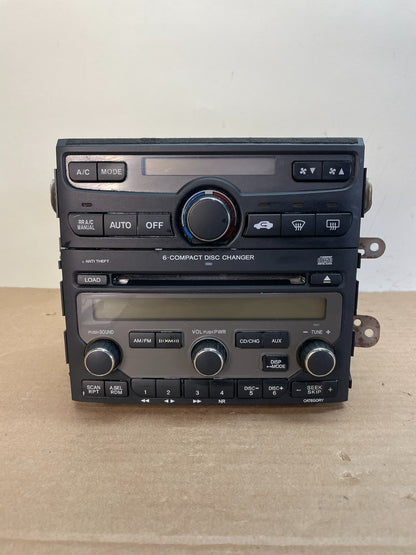 2006-2008 Honda Pilot Center Radio AM CD Player Climate Control AI0508 DG0
