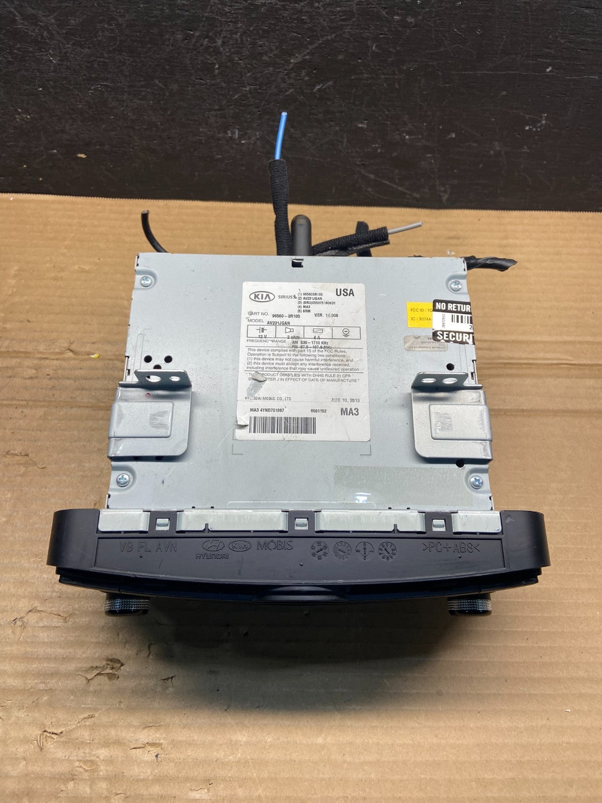 2014 2015 Kia Cadenza Am Fm Cd Player Radio Receiver AE4530 DG3