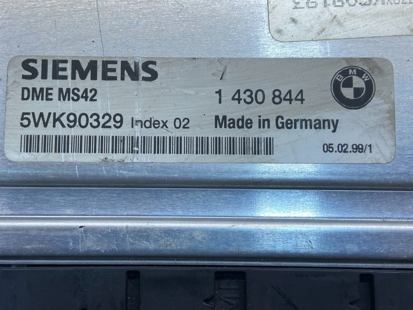 1996-1999 BMW E36 Z3 318i M44 ECU ECM Engine Control 1430844 Computer ag1641 DG2