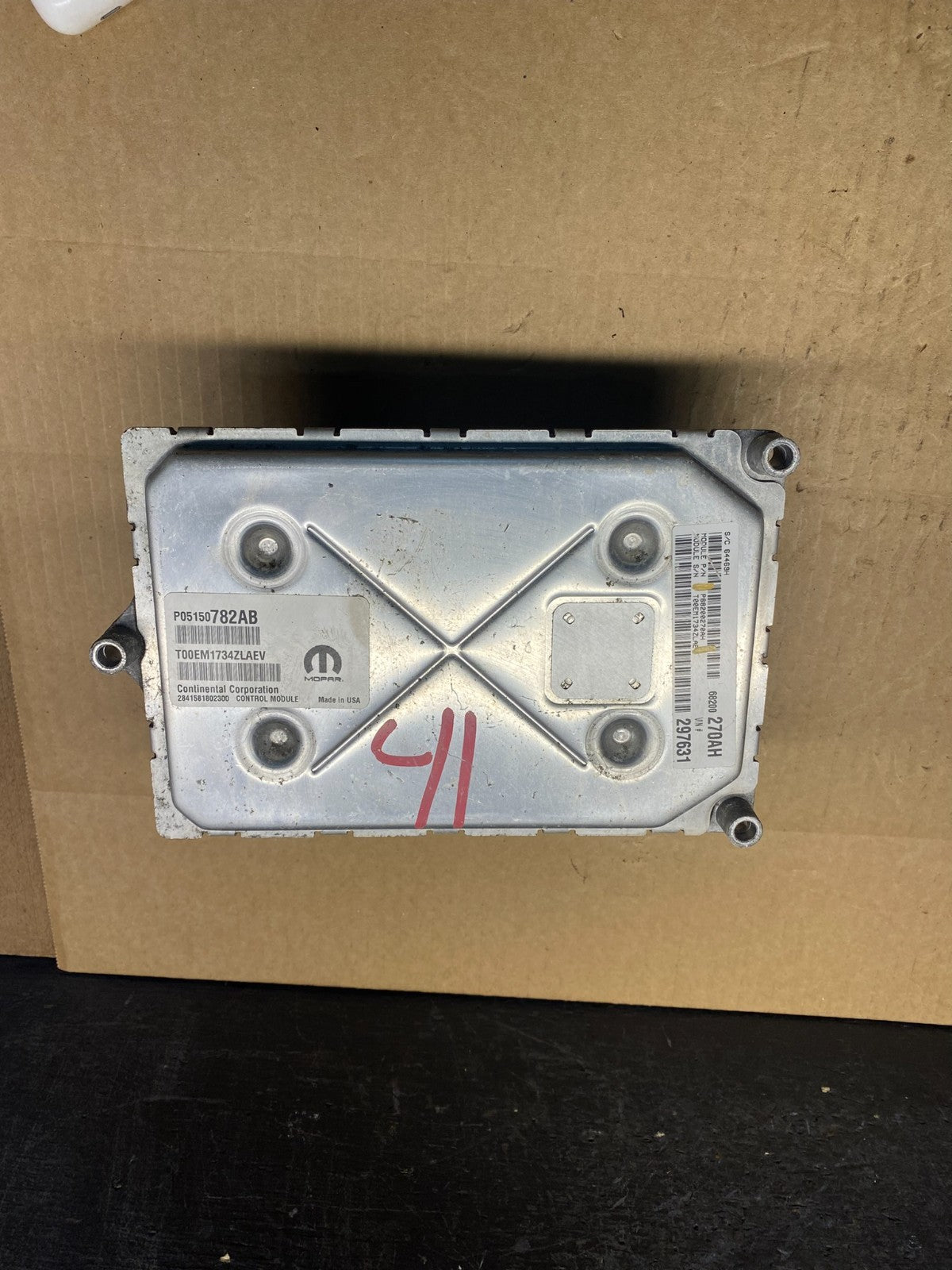 2014 Dodge Journey 3.6L ECU ECM Engine Computer Module p05150782ab AG9558 DG1