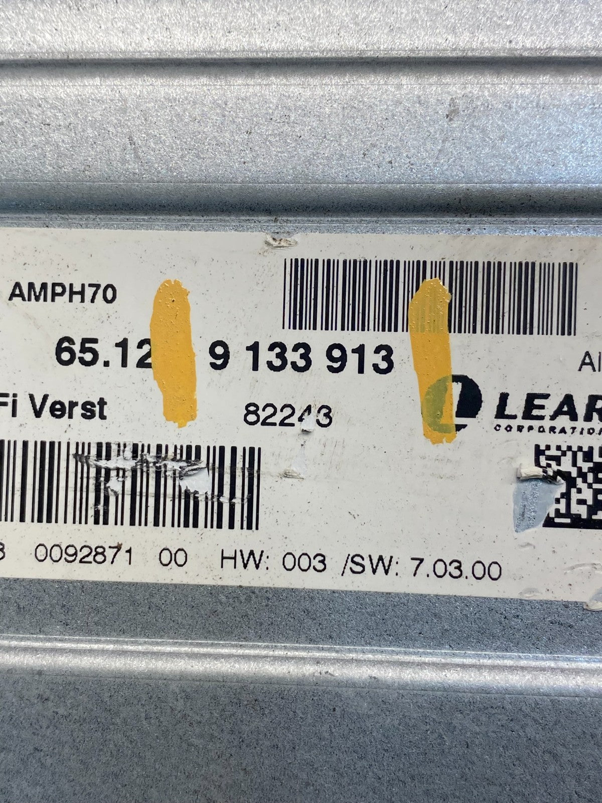 2007-2010 BMW X5 Top HiFi Lear Radio Audio Amplifier Amp OEM aa7586 DG2