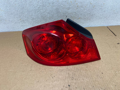 2007 to 2013 Infiniti G35 G37 Sedan Left Driver LH Side Tail Light AI3521 LK0