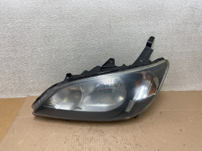 2004 2005 Honda Civic Sedan Headlight Halogen Left Driver Lh Z4064 DW0