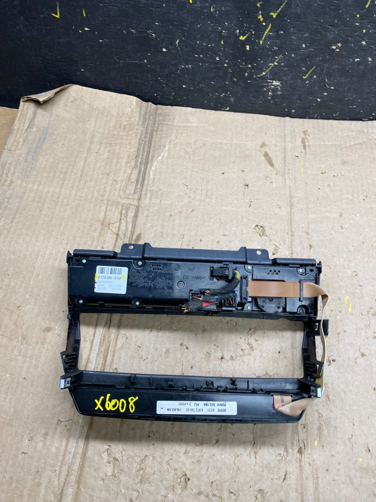 2007-2013 Bmw X5 AC Heater Climate Control Temperature Panel Trim Oem X6008 DG3