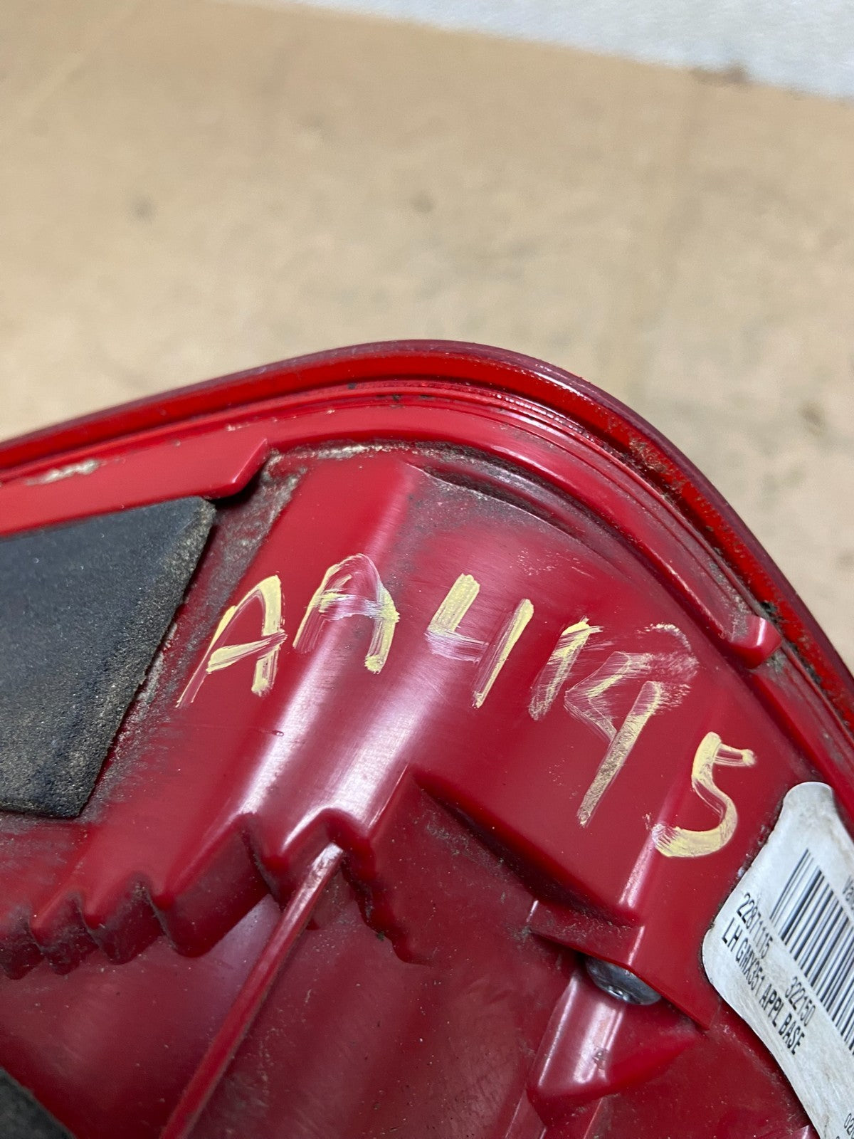 2013-2016 Chevrolet Malibu Left Driver LH Inner Tail Light AA4145 DW7