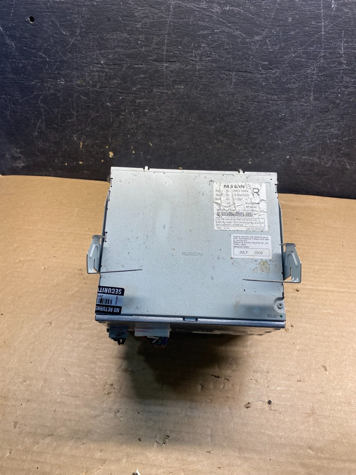 2009 - 2010 Nissan Murano Maxima M35 M37 BOSE Radio CD Navigation AI0077 DG3