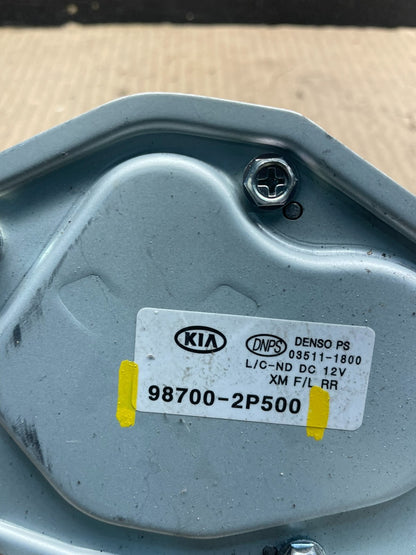 2014-2015 Kia Sorento Rear Glass Windshield Wiper Motor X0932 DG6