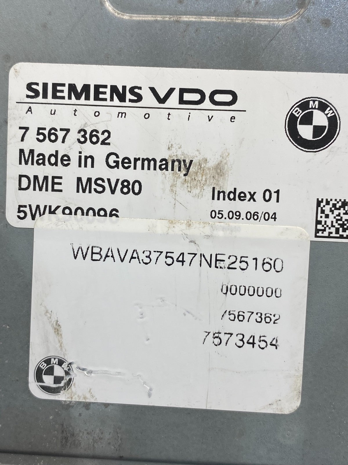 2007 to 2010 Bmw 323i Ecm Ecu Engine Computer AH5019 DG2