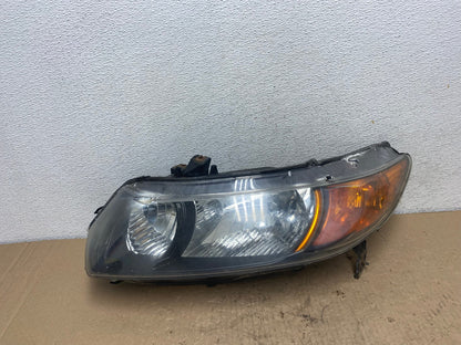 2006 to 2008 Honda Civic Coupe Headlight Halogen Left Driver Side AF4279 LK0