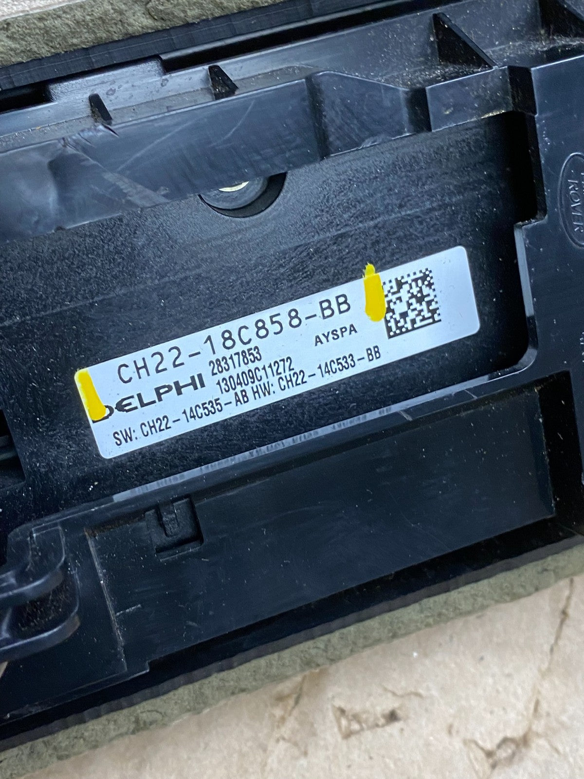 2010-2013 Land Rover Range Rover Radio Media Infotainment Controls x5893 DG5