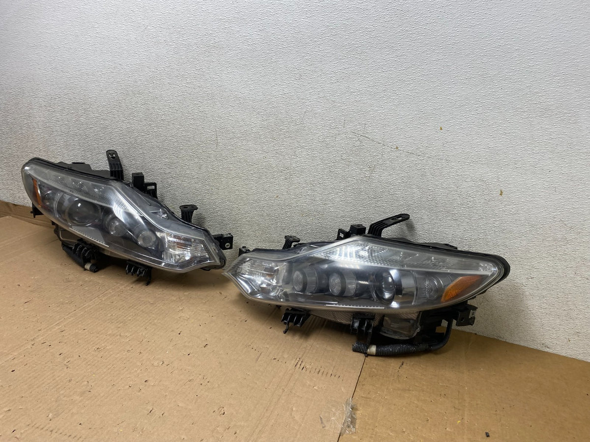 Xenon 2011 2012 2013 2014 Nissan Murano Headlights Left+Right U7213 DW1