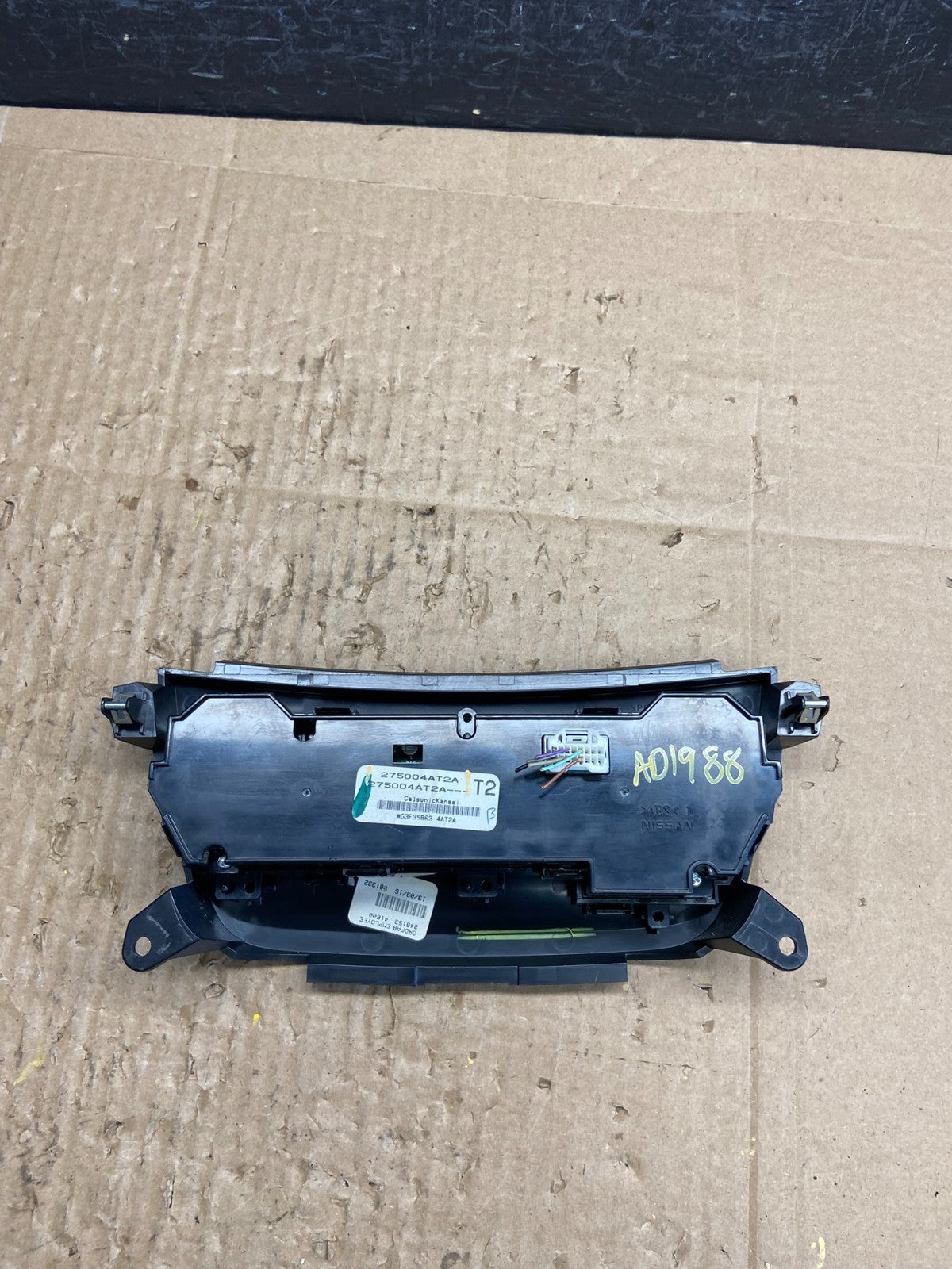 2015-2017 Nissan Sentra Climate Control Unit Heater Ac Temperature AD1988 DG4