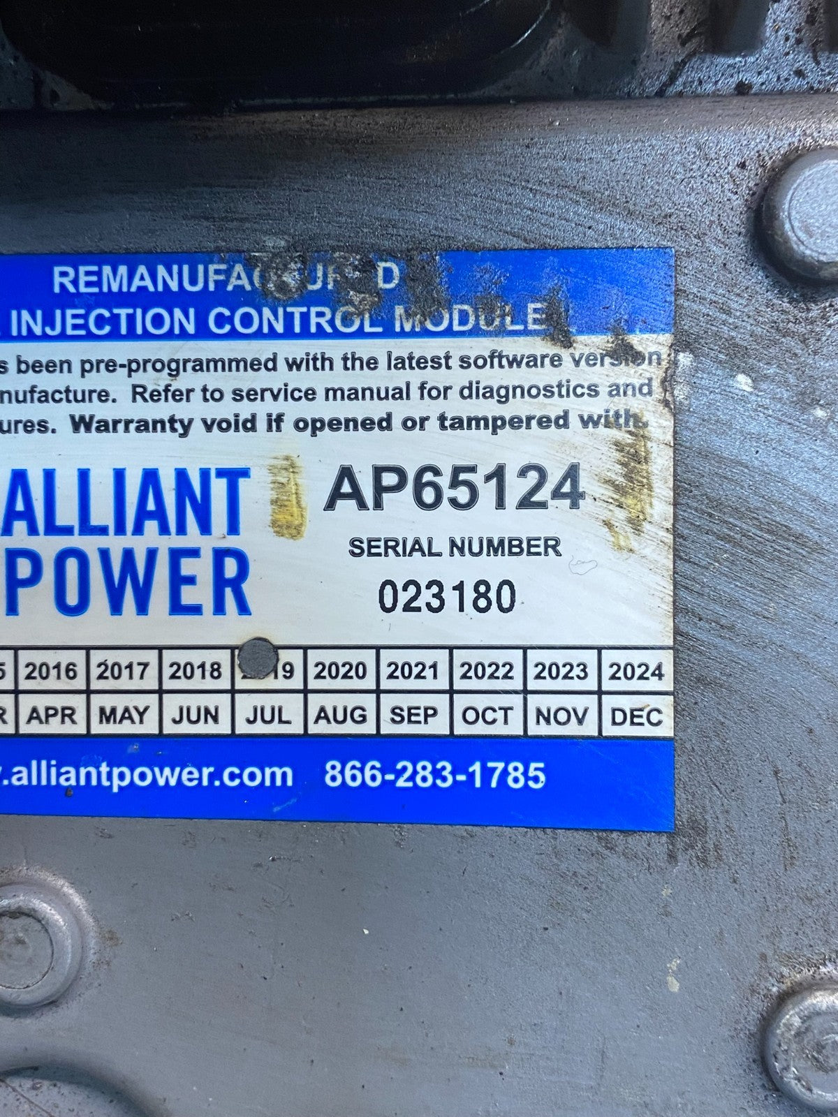 Alliant Power AP65124 Reman Fuel Injection Control Module AH9835 PS2