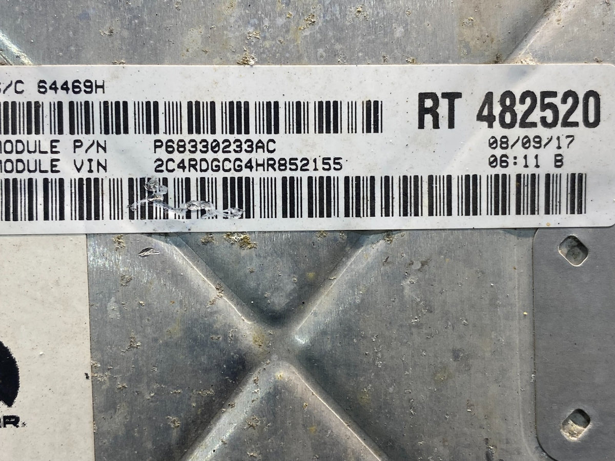 2016 2020 Dodge Caravan Engine Control Unit ECU ECM Module AG1717 DG2