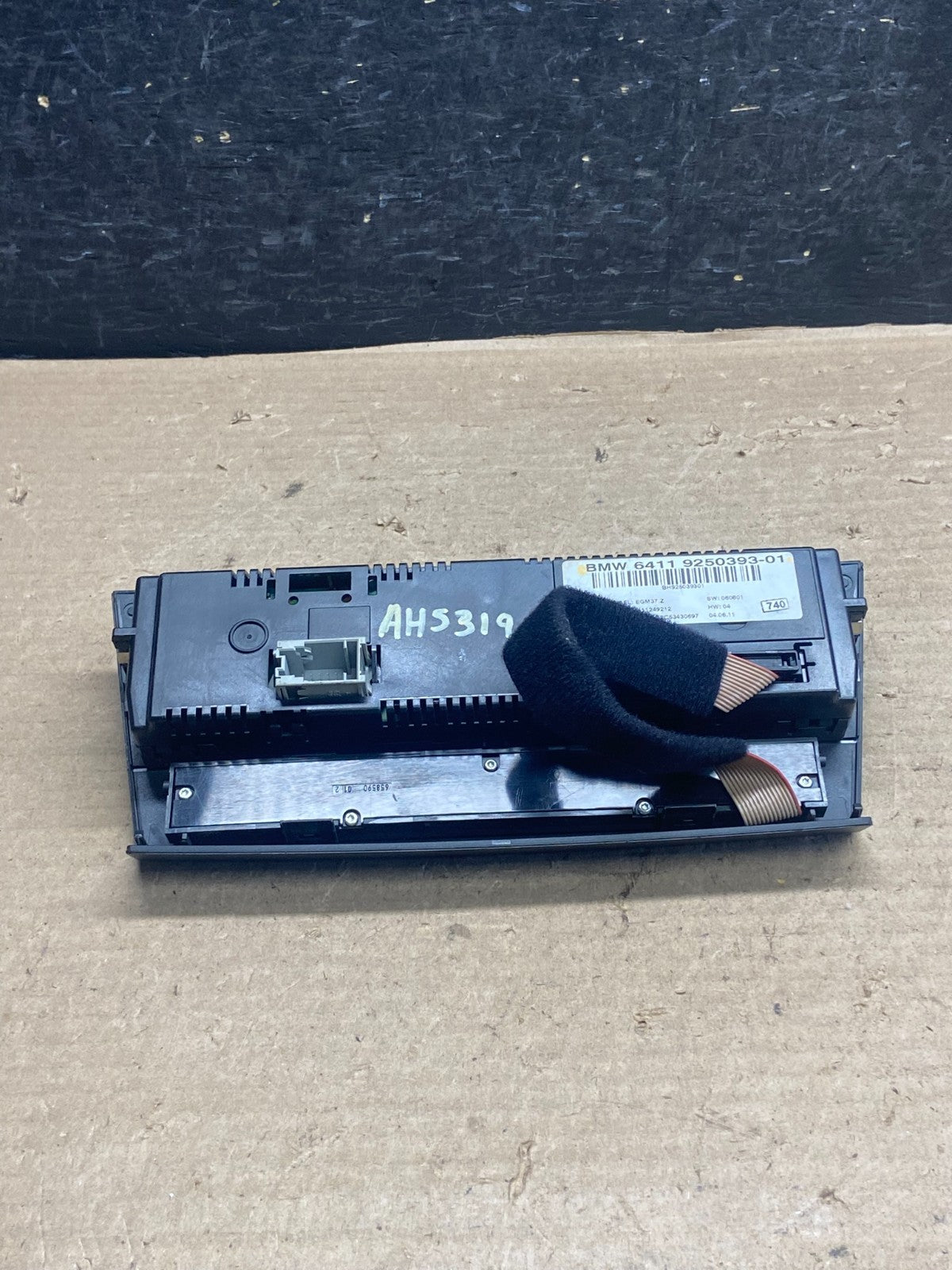 2007 - 2011 Bmw E90 E92 320i 328i A/C Heater Climate Control Panel ah5319 DG3