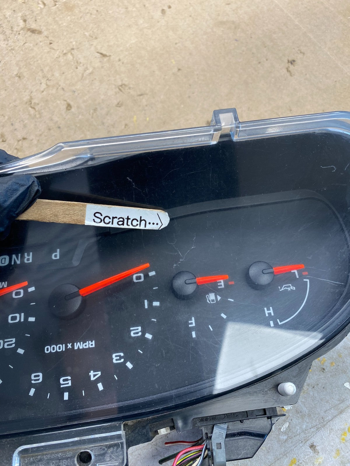 2006 Ford E350 Gauge Speedometer Cluster ac6764 DG3