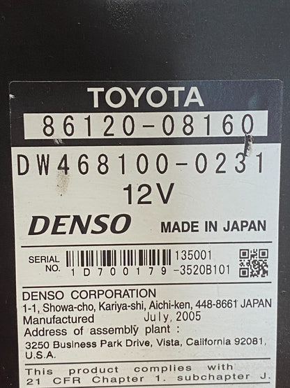 2004 to 2010 Toyota Sienna AM FM CD Mp3 Radio Screen Display AD7615 DG6