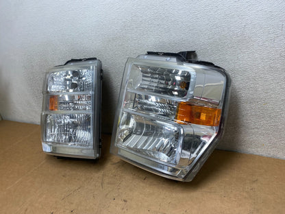 2008-2014 Ford Econoline E150 E250 E350 Left+Right Headlights X4927 DW1