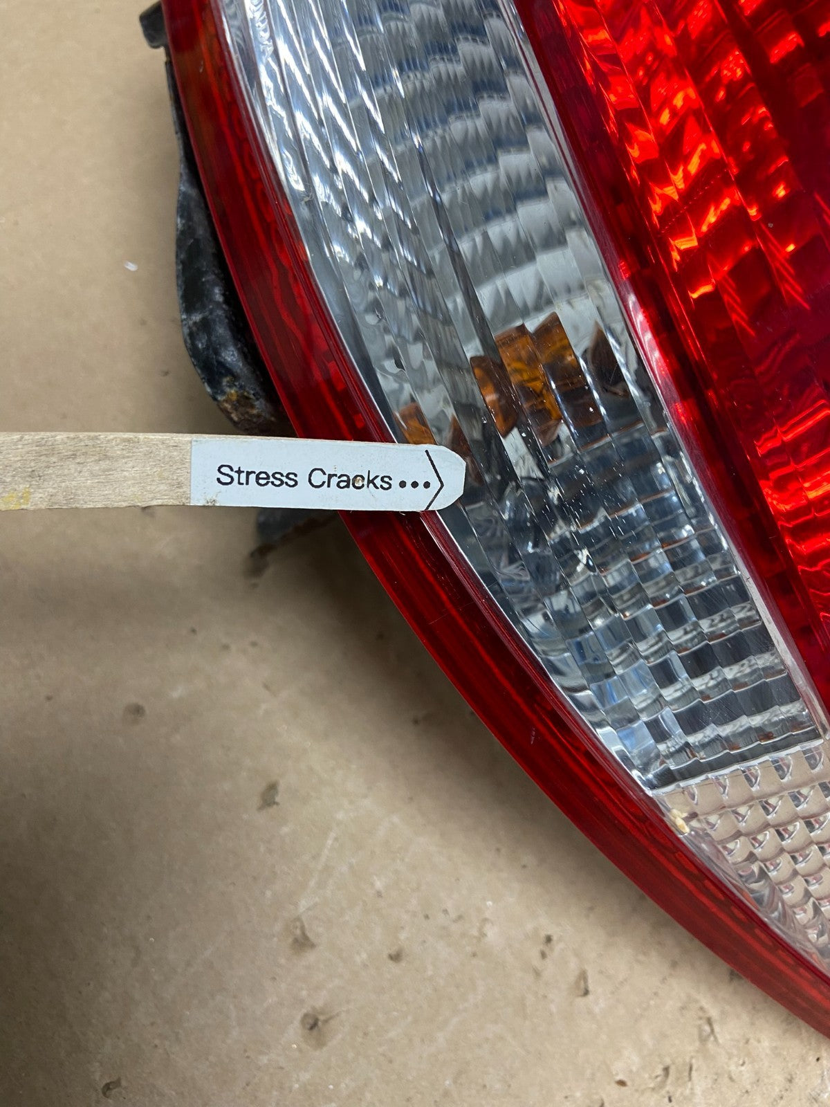 2003 to 2004 Honda Accord Sedan Right Passenger Rh Side Tail light Oem AB2520 DW3