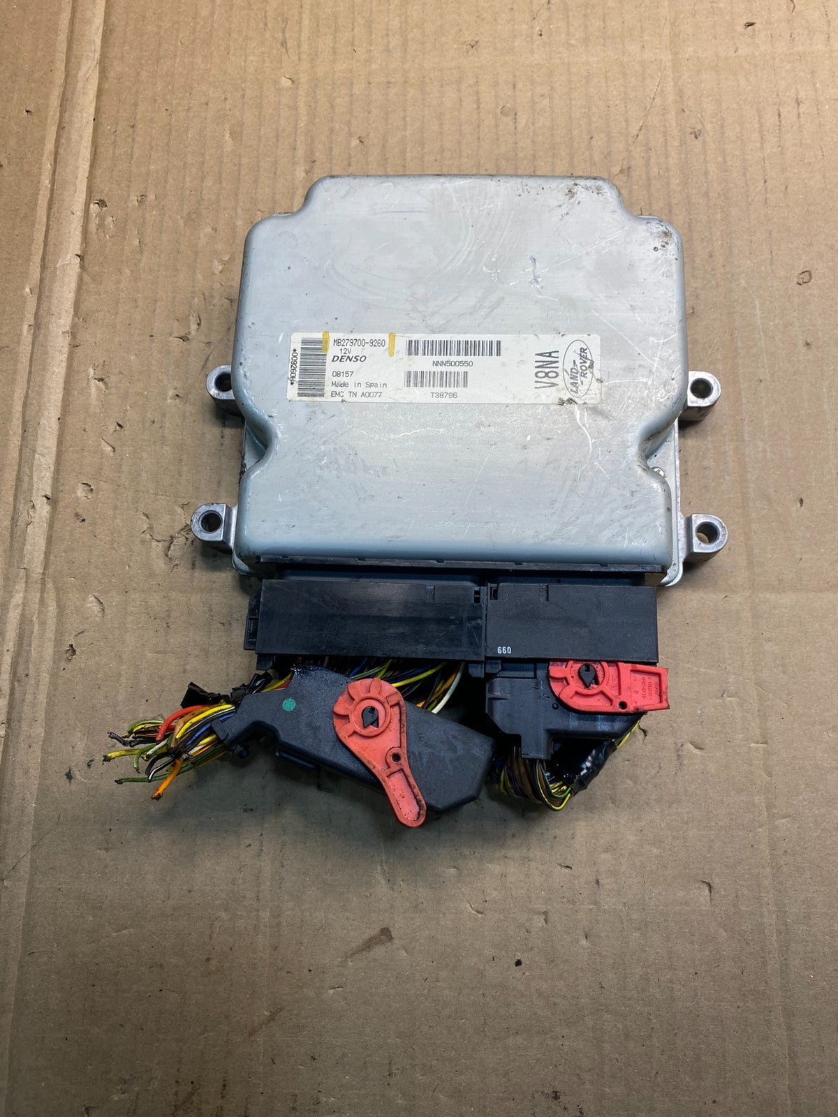2006 to 2009 Land Rover Range Rover NNN500550 Engine Computer OEM AB26920