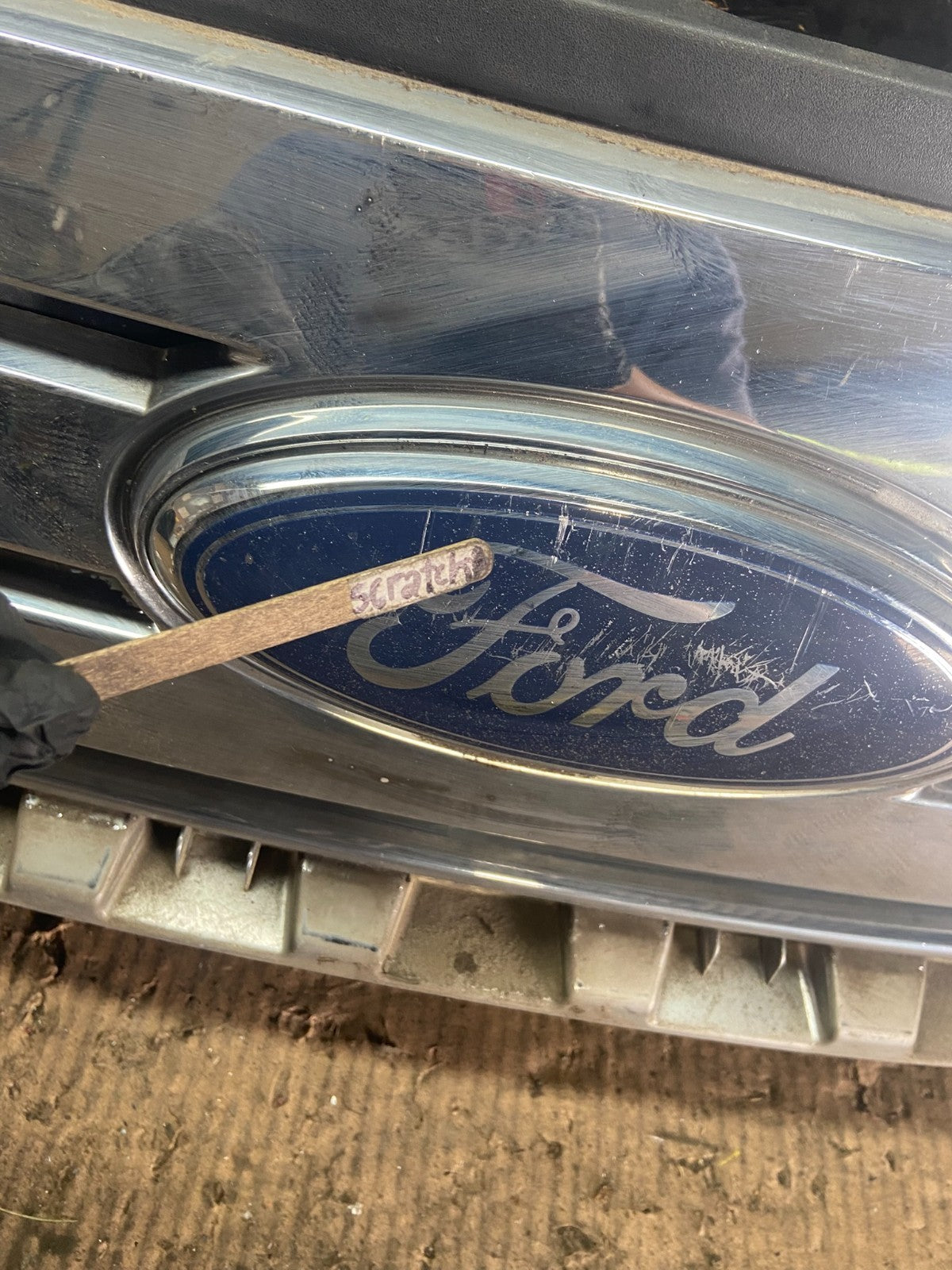 2007 2008 2009 2010 Ford Edge Front Upper Chrome Grill Grille Oem R7221 DG4