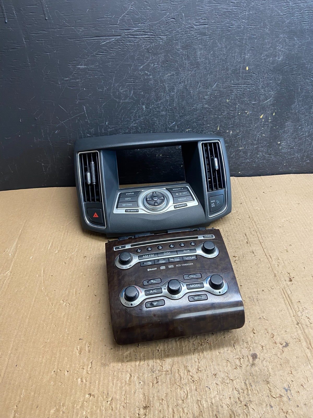 2009-2014 Nissan Maxima Radio Audio Panel Climate Control Bezel Trim AF1471 DG0