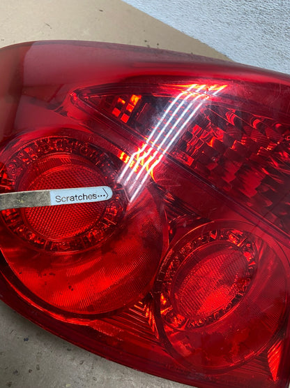 2005 to 2006 Infiniti G35 Left Driver Lh Side Tail Light AF5125 LK3