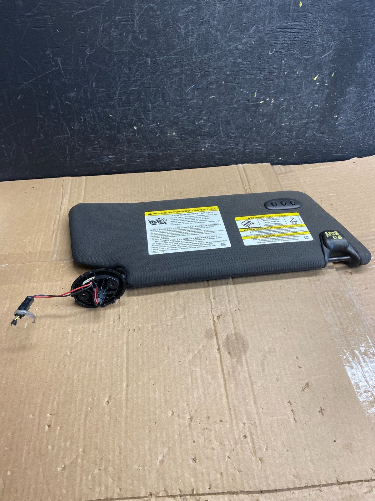 2011-2015 Ford Explorer Front Left Driver Side Sun Visor Sunvisor AF28083