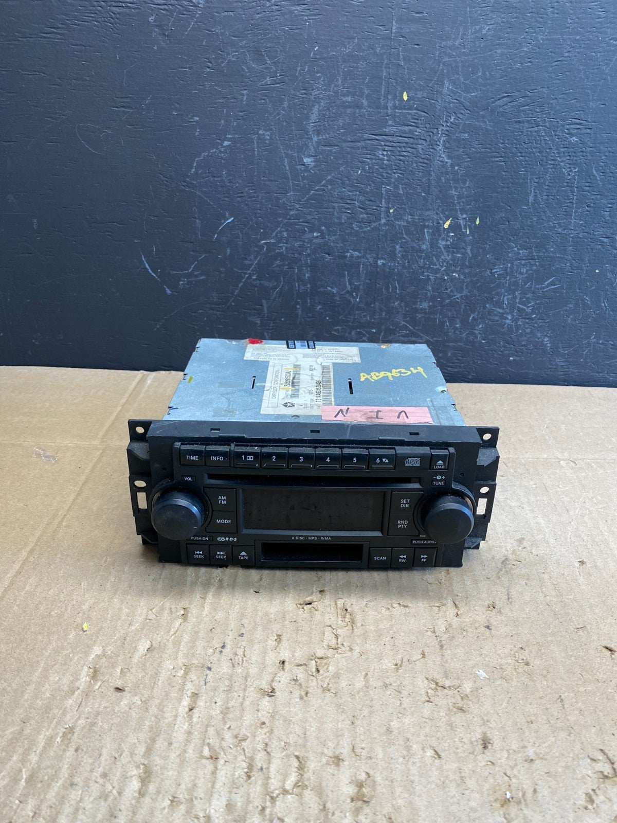 2007-2012 Chrysler Dodge Jeep Ram Radio CD MP3 AUX Receiver AC4900 DG0