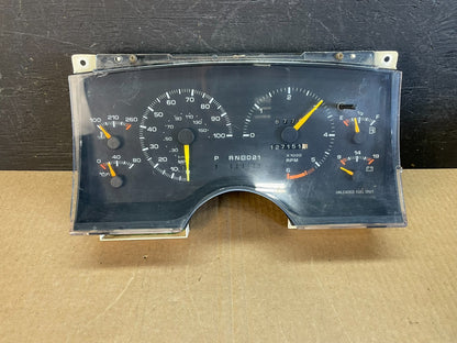 1994 Chevrolet S10 Blazer Speedometer Instrument Gauge Cluster AF3600 DG0