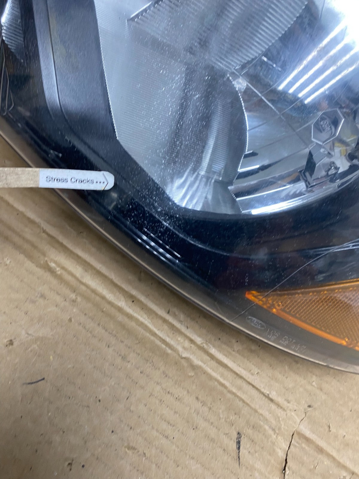 2015-2019 Ford Transit VAN Left Driver LH Halogen Black Headlight AD3874 DW4