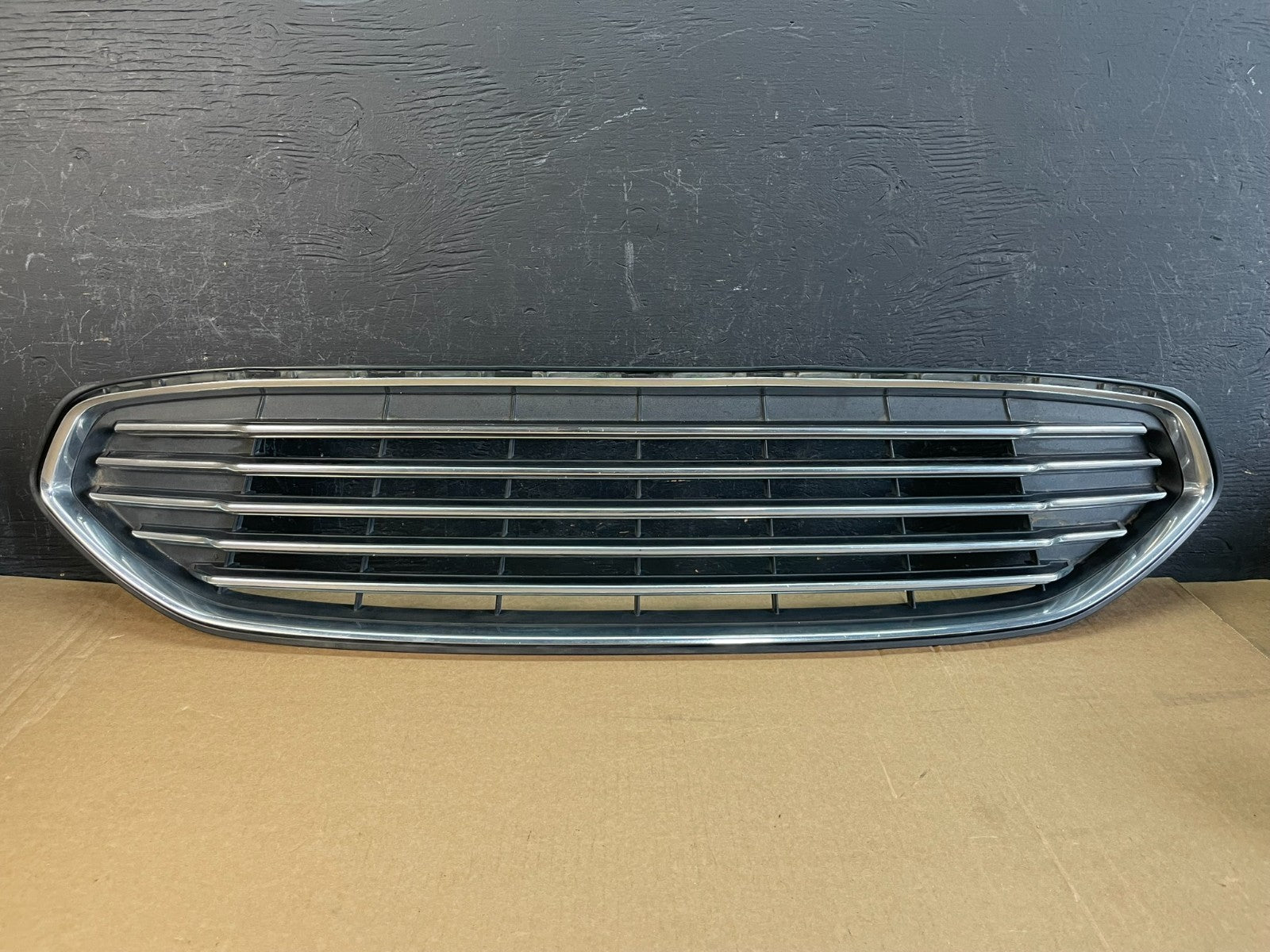 2013 to 2016 Ford Fusion Front Upper Grille Chrome Grill Bumper ac9973 DG0