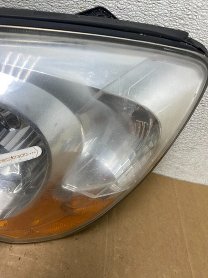 2007 to 2010 Kia Sportage Left+Right Halogen Headlights Oem V6250 DW7