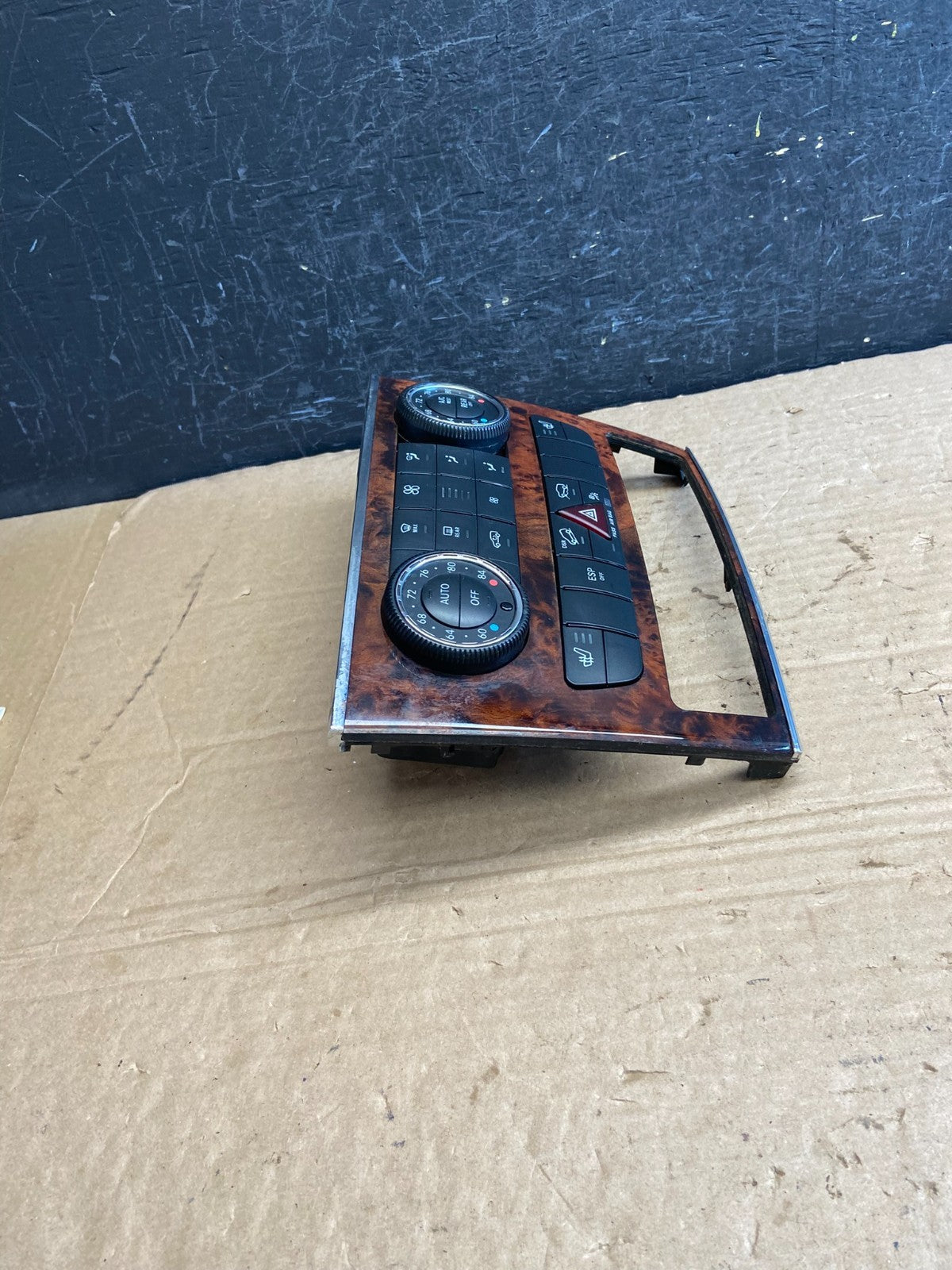 2007-2012 Mercedes X164 GL350 GL450 Climate Control Bezel Wood Switch AF2105 DW1