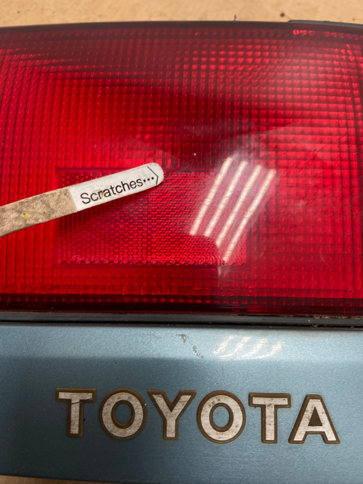 1991 to 1994 Toyota Tercel Right Passenger RH Side Tail Light Oem AC3281 LK3