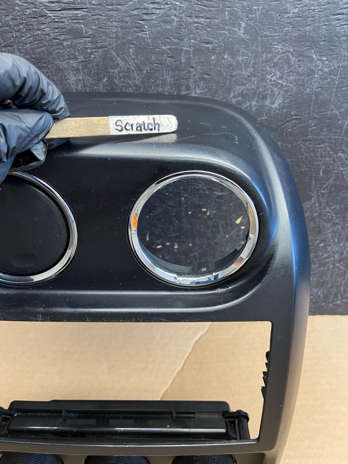 2011 to 2017 Jeep Compass Dash Climate Temperature Control Radio Bezel AF1787 DG1