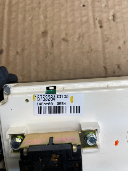 1999 to 2002 Chevrolet Silverado HVAC Heater Climate Control Module AC9512 DG4