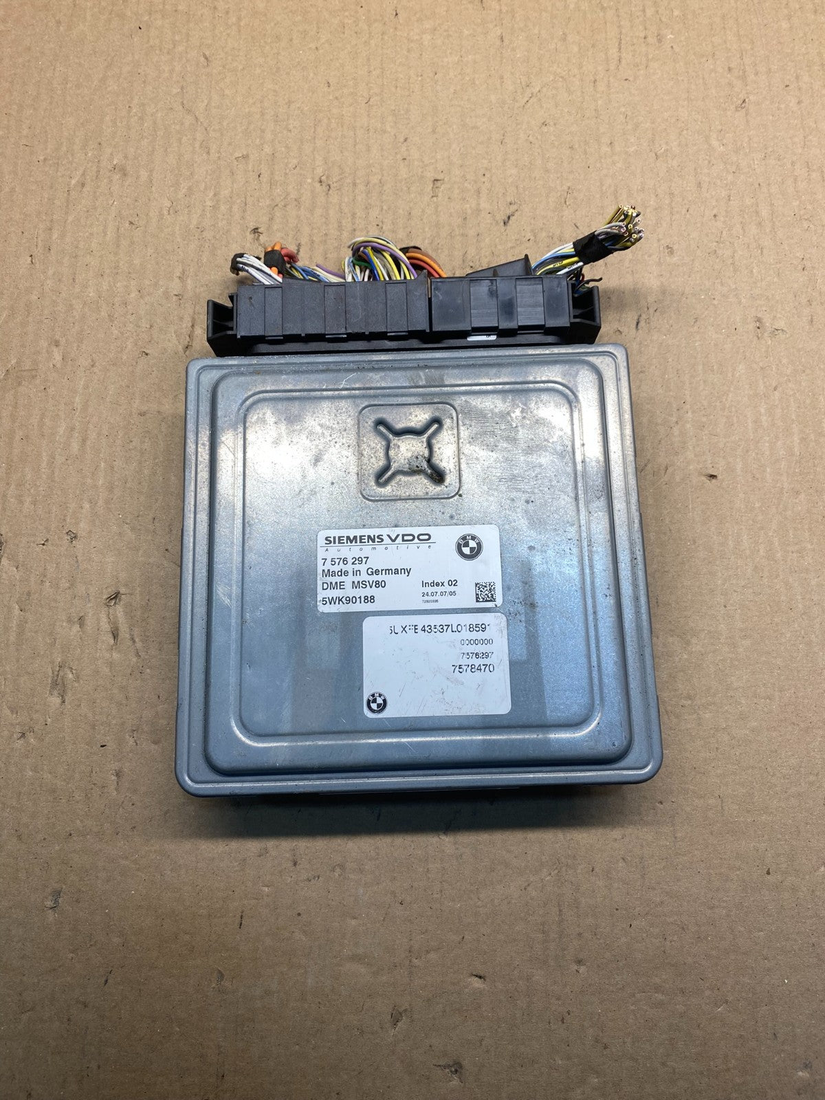 2007 - 2011 BMW 328i 528i E90 ECM ECU Engine Computer 7576297 AH3321 DW0