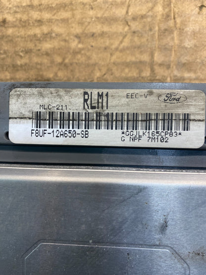 1998 1999 Ford Van E250 E350 5.4L Engine Control Module ECU ECM aa5836 DG2