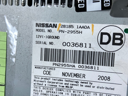 2009-2010 Nissan Murano AM FM Radio 6 CD Control Panel X6435 DG5