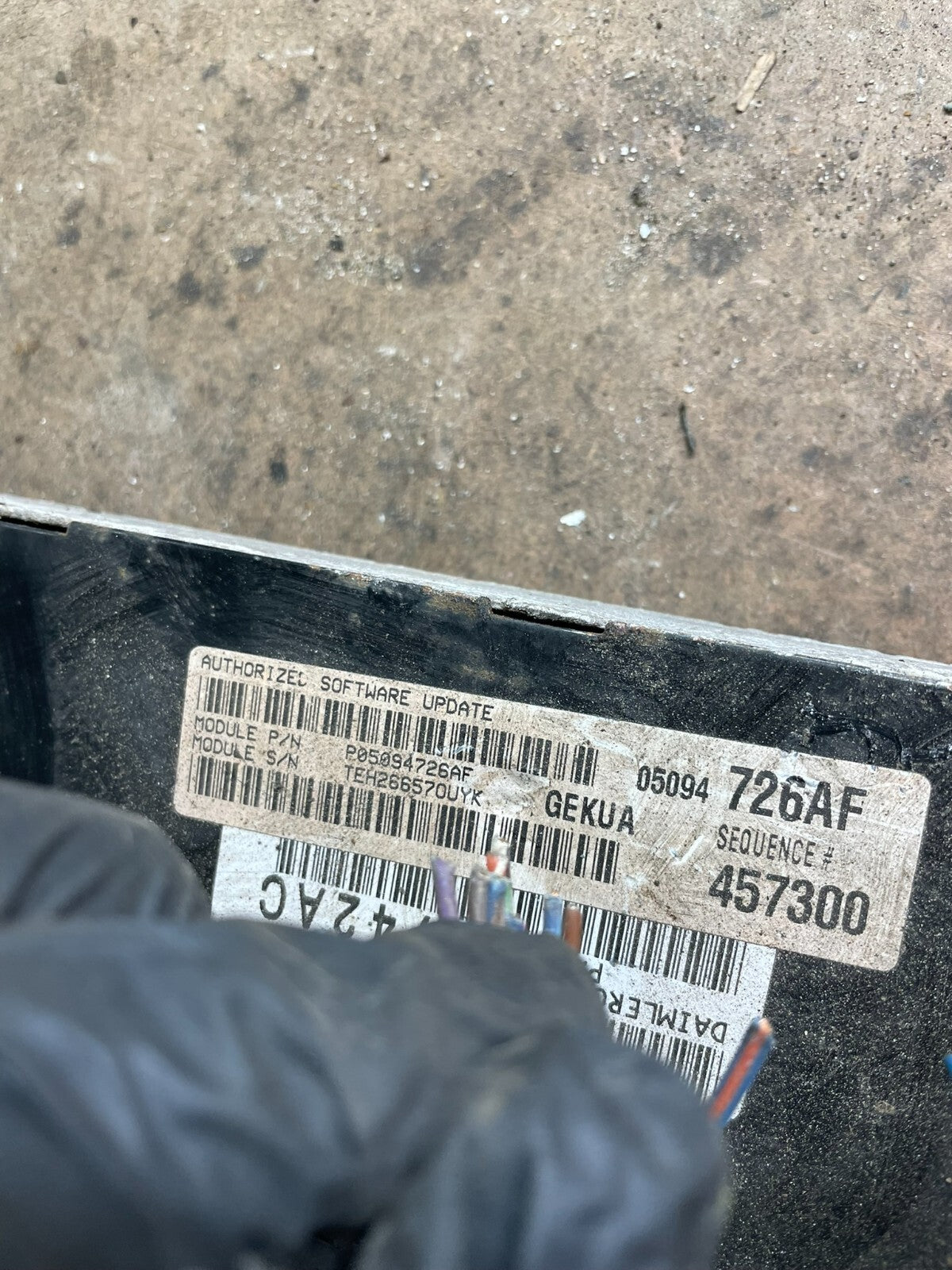 2006 Jeep Grand Cherokee 3.7L Engine Control Module P05094726AF L1371 DG3