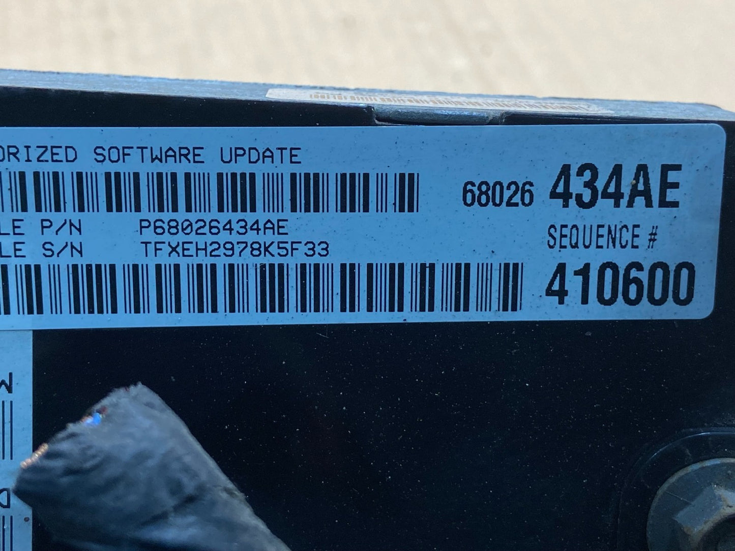 2009 Dodge Magnum Charger 300 3.5L Engine Control Unit p68026434ae ECU AG1567 DG2