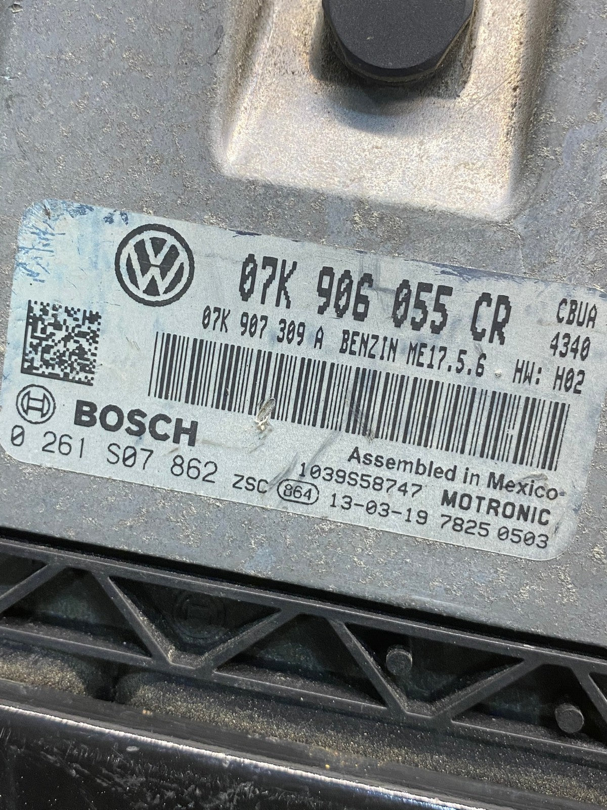 2013 2014 Volkswagen CC Passat 2.0L ECM Engine Control ECU 07k906055cr AH3345 LK2