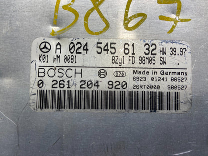 1998 - 2000 Mercedes R129 SL500 S500 ECU ECM Engine Control Module M5195 DG2