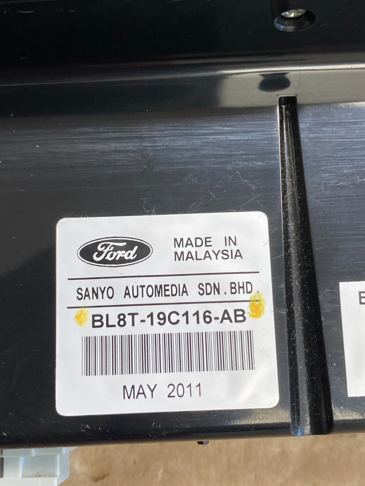 2008-2012 Ford Escape Mariner Dash Clock Display Information Screen AG63184
