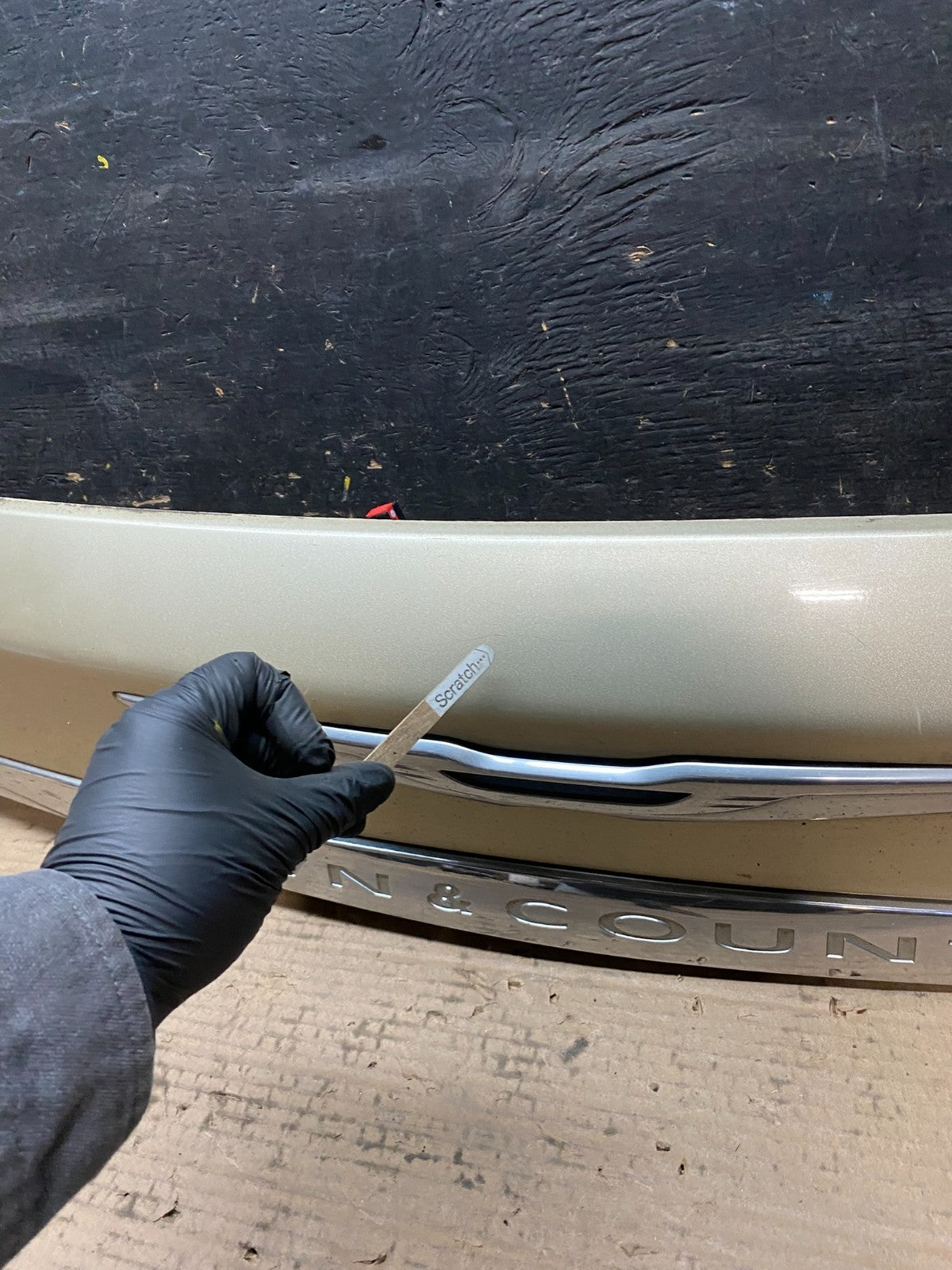 2011 to 2016 Chrysler Town & Country Tailgate Trim w/ Camera Panel OEM v2566 DG4