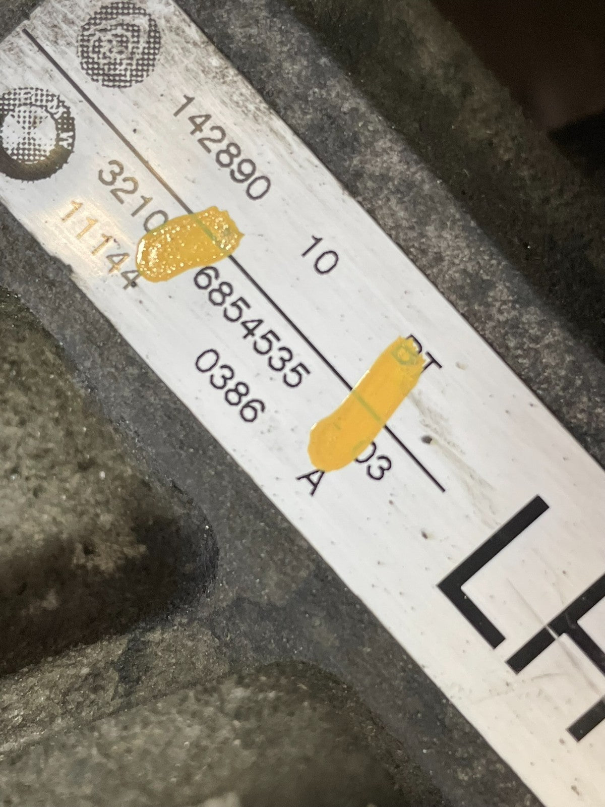 2011 BMW X3 F25 xDRIVE N52N Steering Rack And Pinion 6854535 AB32547