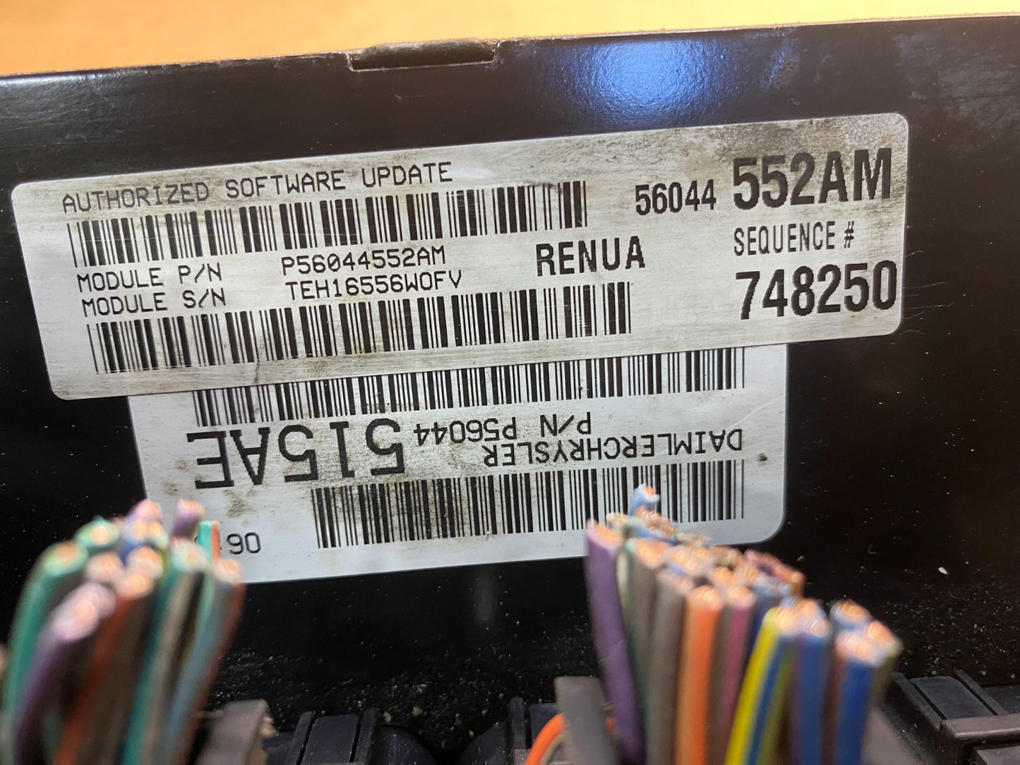 2005 Grand Cherokee Engine Computer 4.7L ECM ECU P56044552AM AC6914 DG2