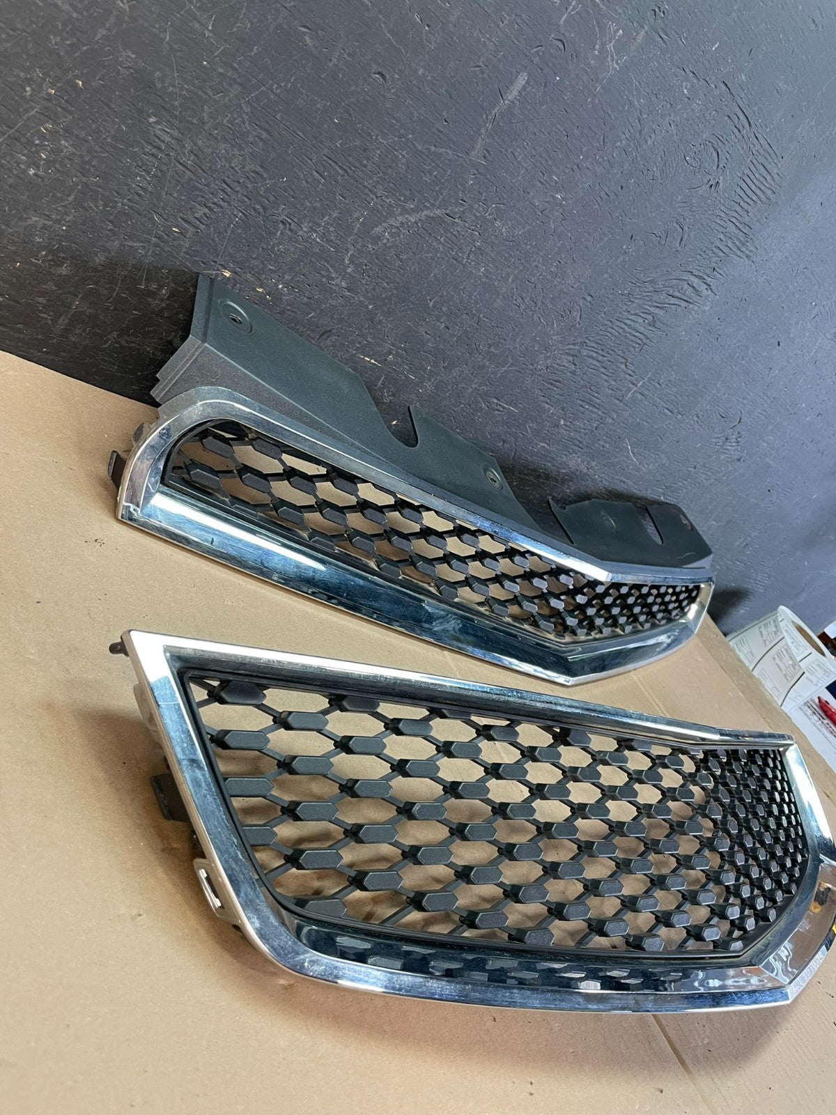 2010-2013 Chevrolet Equinox Upper Lower Set Front Chrome Grill Grille AD8346 DG2