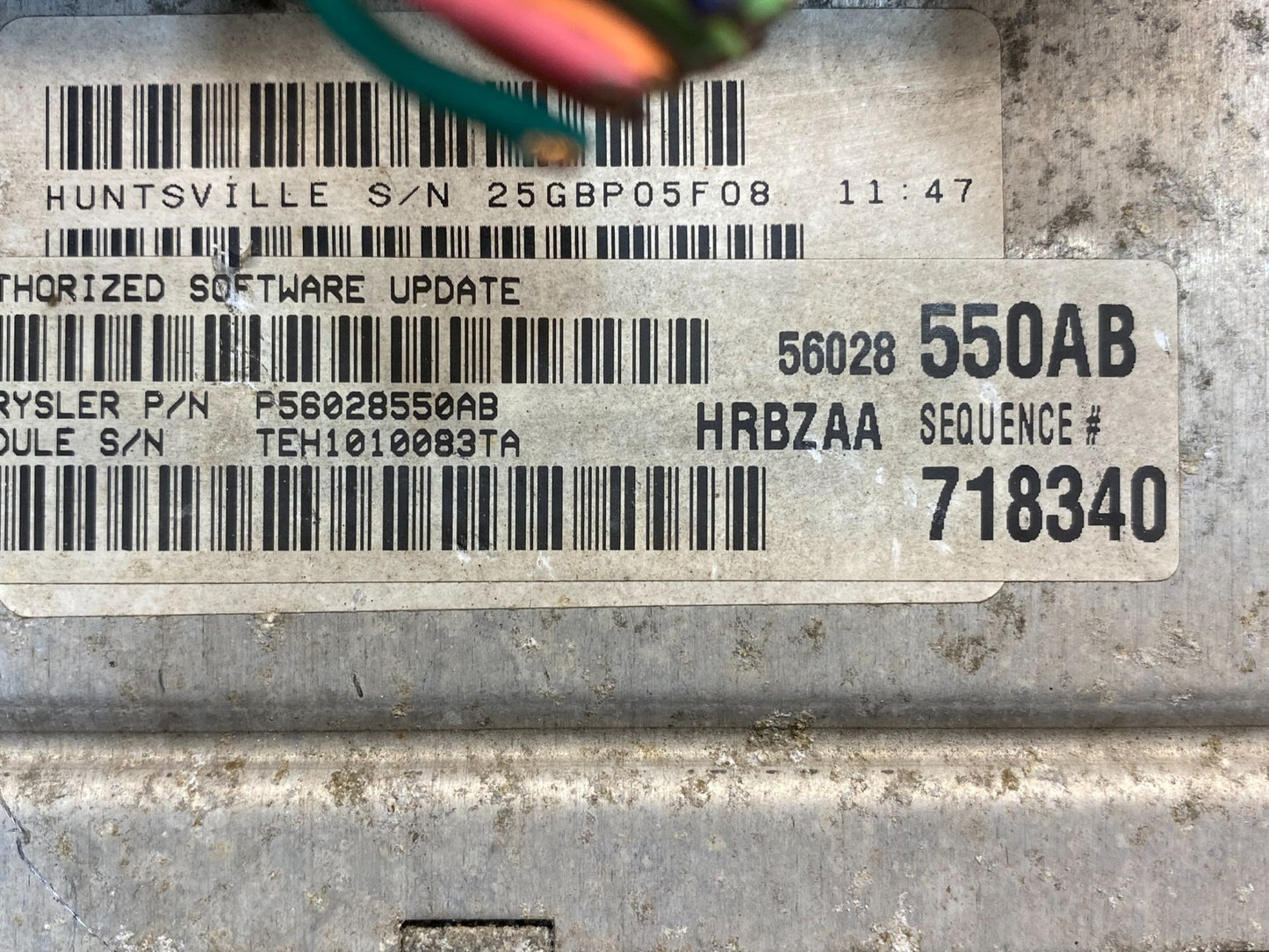2001 Dodge Ram 1500 Engine Computer 5.9L ECM ECU AF4200 DW2